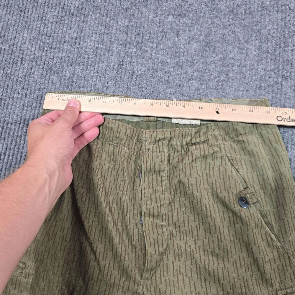 East German Army NVA Strichtarn Rain Camo Field Pants G44 28